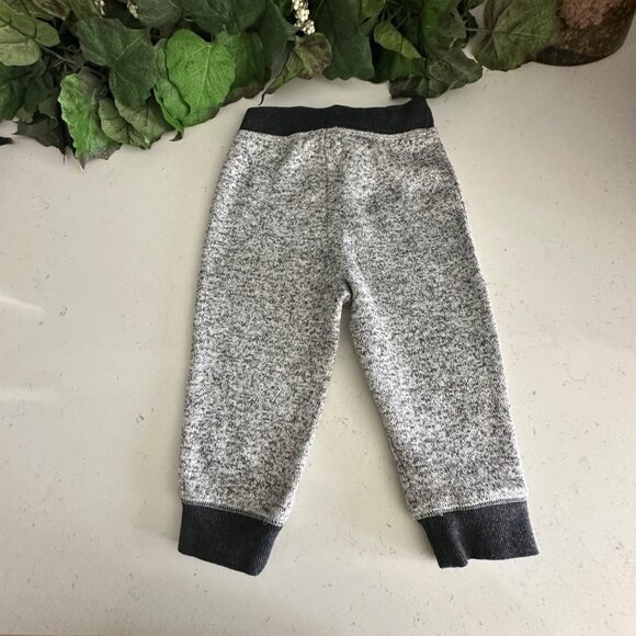 Jumping Beans Baby Boys 18M Heathered Gray Soft Polyester Jogger Pants With Ribb - Picture 2 of 6